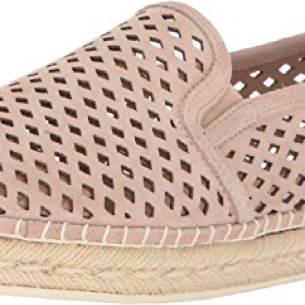 Steve Madden Persy Blush Suede Espadrille flats. Size 9. NEW IN BOX, NEVER USED.
